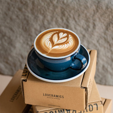 Loveramics Reactive Glaze Potters Cappuccino Cup (Night Sky) 250ml