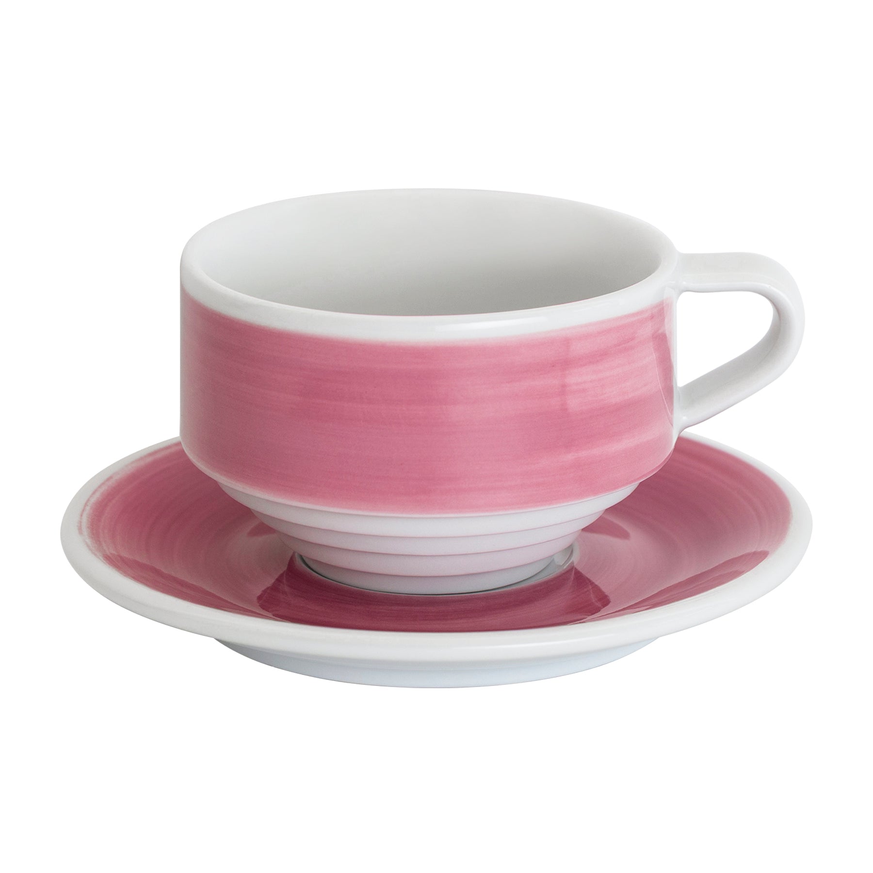 Loveramics Deco 220ml Cappuccino Cup (Pink Handpaint)