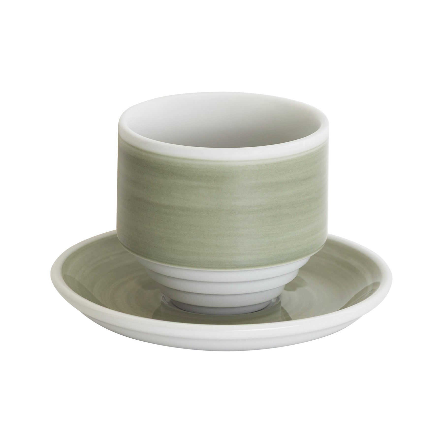 Loveramics Deco 13cm Shared Saucer - Cortado / Flat White / Cupping Bowl (Celadon Green)