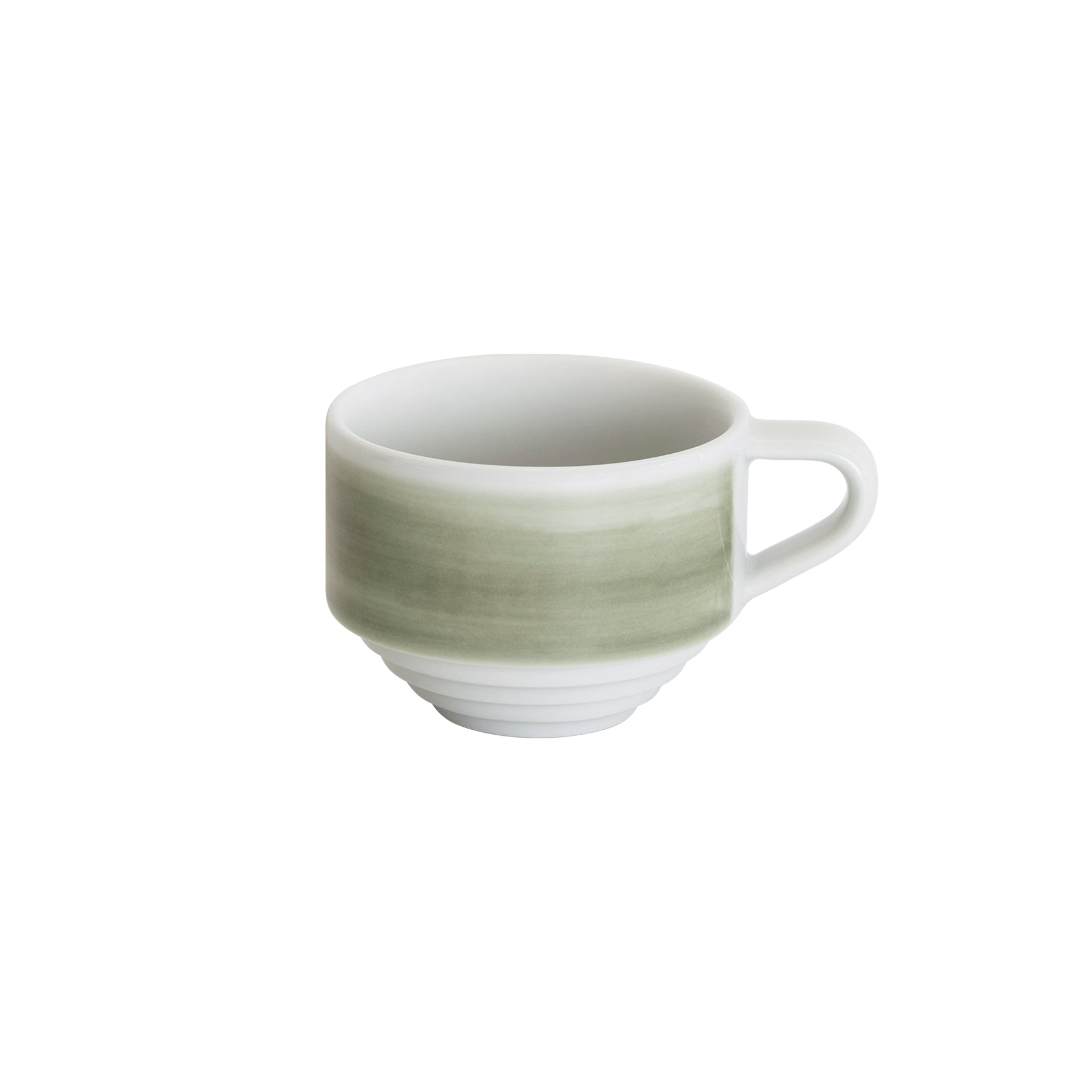 Loveramics Deco 165ml Flat White Cup (Grey Handpaint)