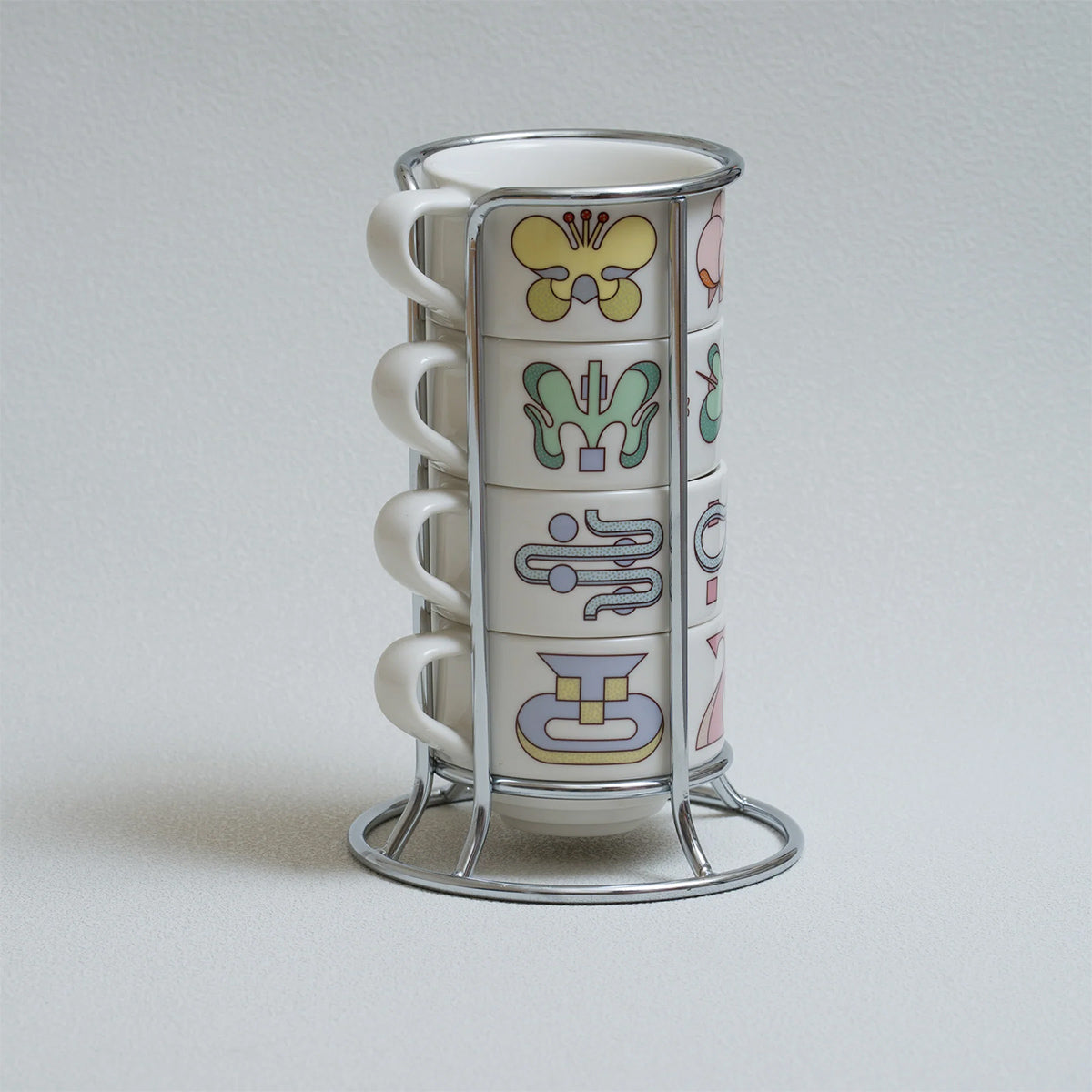 Loveramics Deco Botanical Story 165ml Flat White Cup Set (Beige)