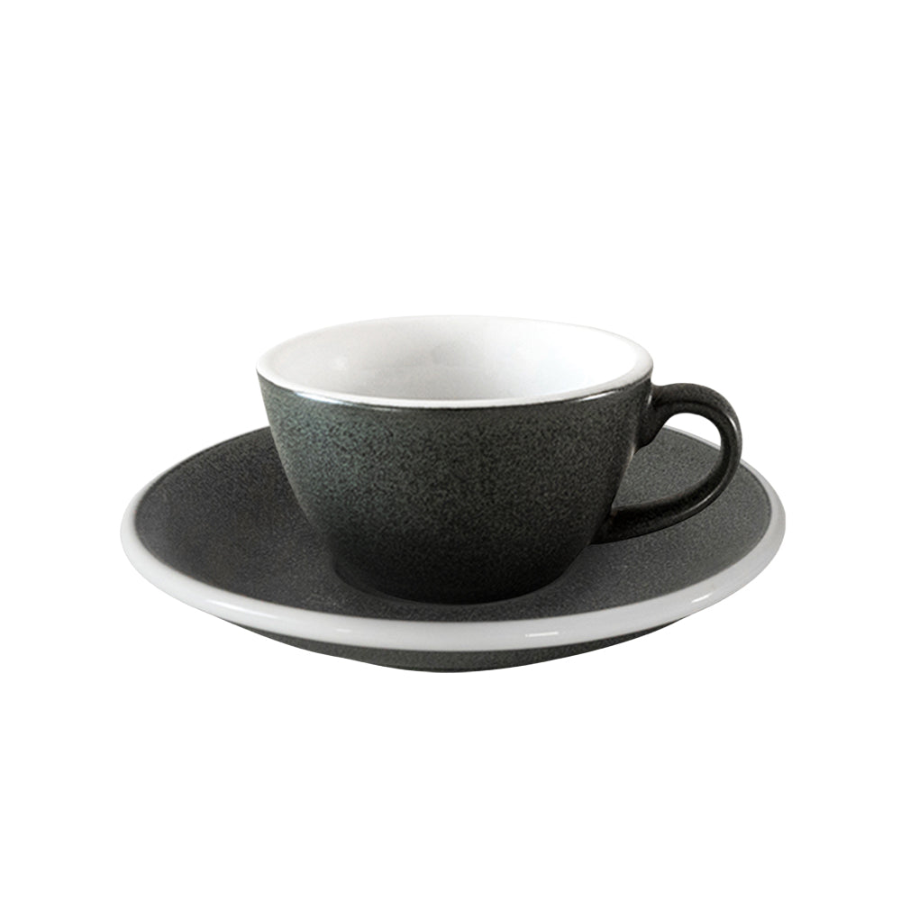 Loveramics Egg Mineral Flat White Cup (150ml) and Saucer (14.5cm) Set