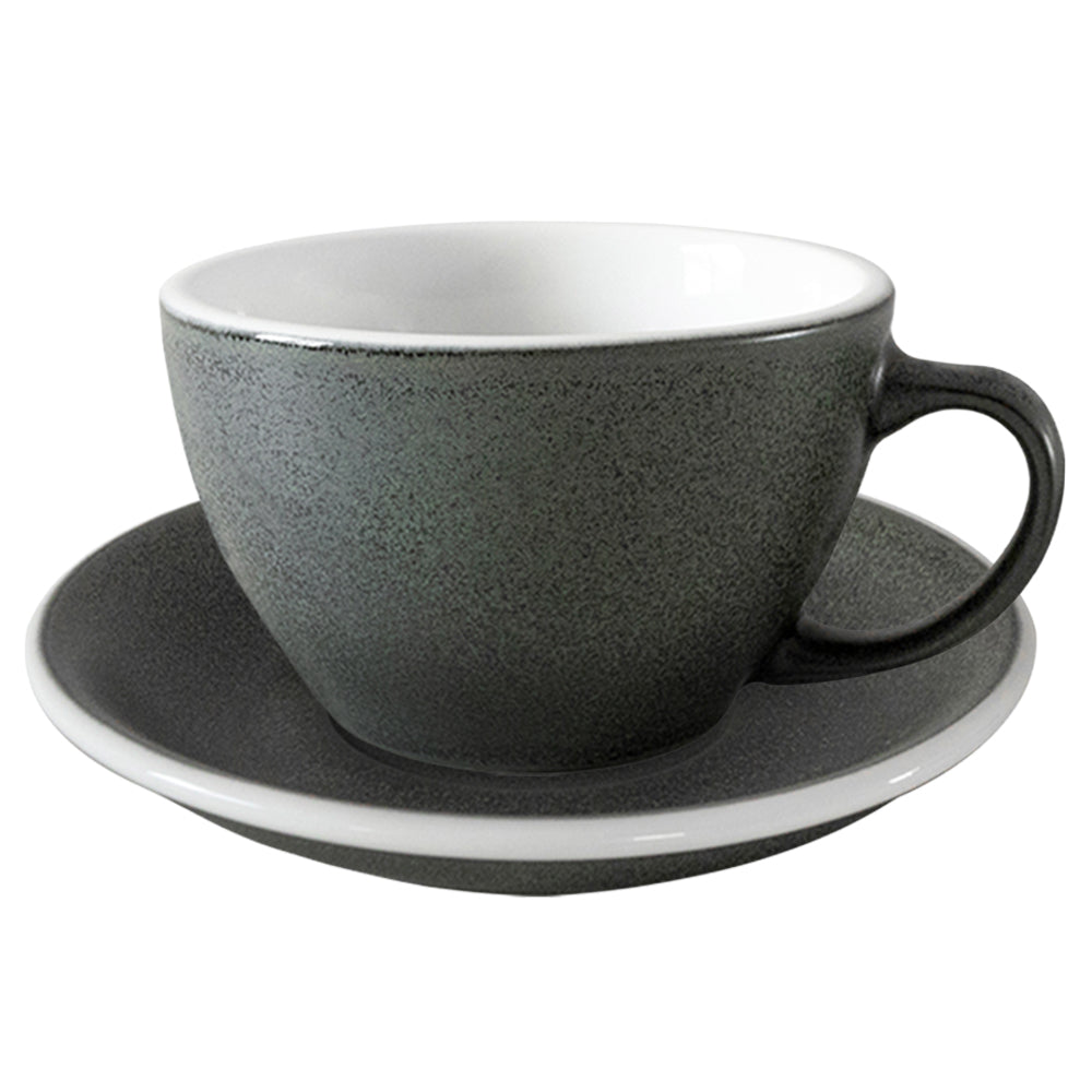 Loveramics Egg Mineral Latte Cup (300ml) and Saucer (15.5cm) Set
