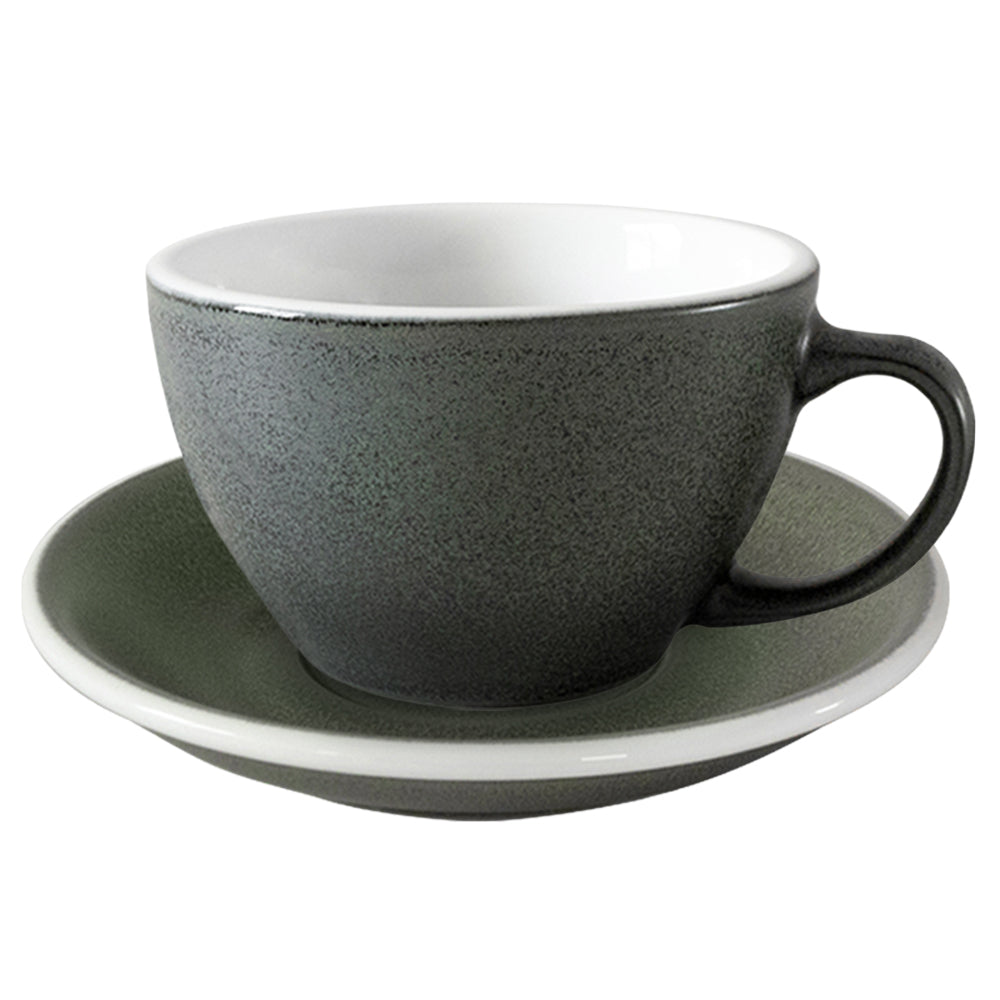 Loveramics Egg Mineral Latte Cup (300ml) and Saucer (15.5cm) Set