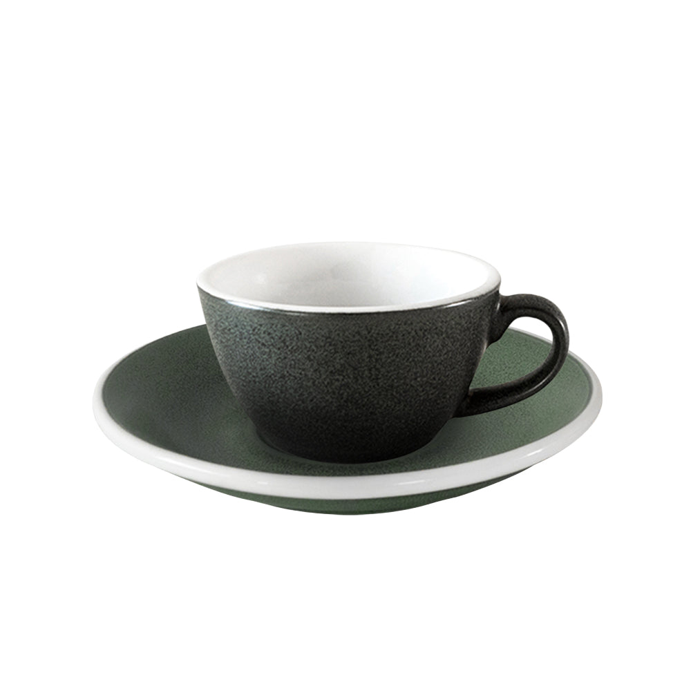 Loveramics Egg Mineral Flat White Cup (150ml) and Saucer (14.5cm) Set