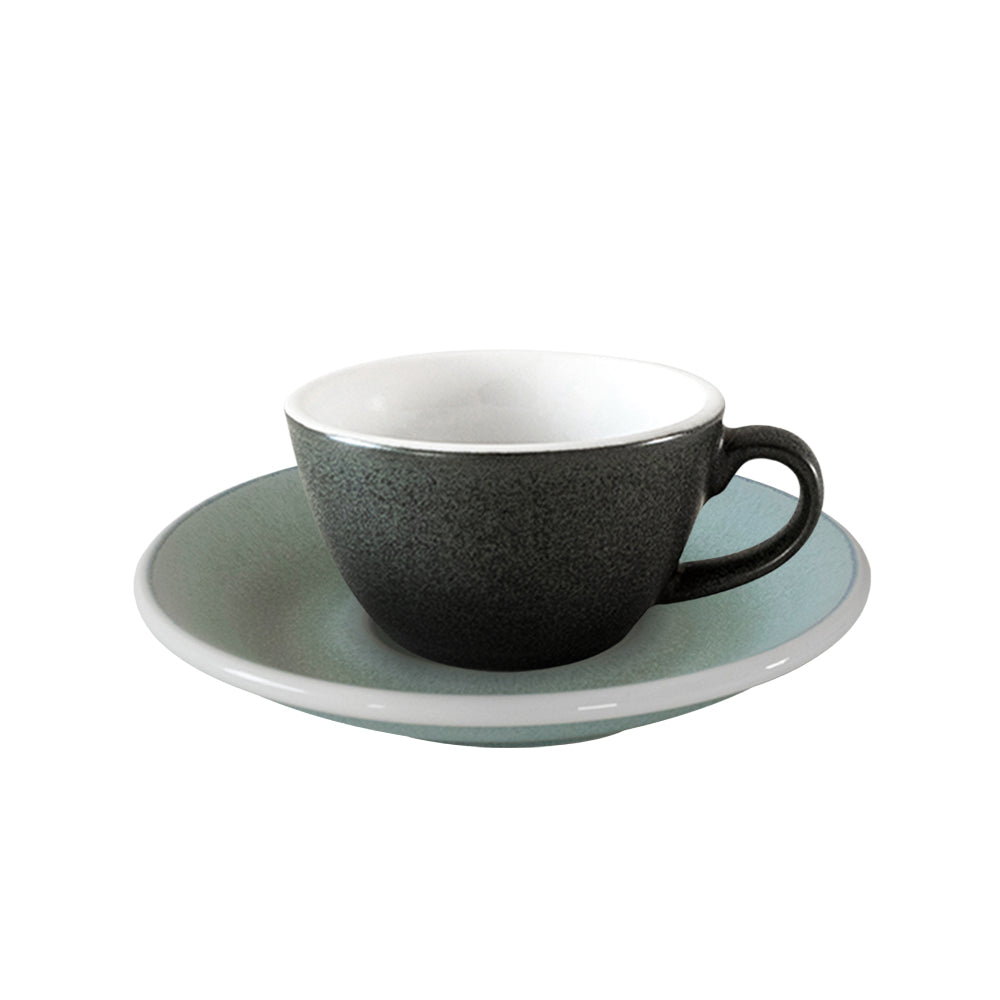 Loveramics Egg Mineral Flat White Cup (150ml) and Saucer (14.5cm) Set