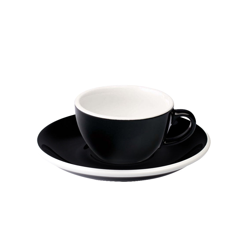 Loveramics Egg Flat White Cup (150ml) and Saucer (14.5cm) Set