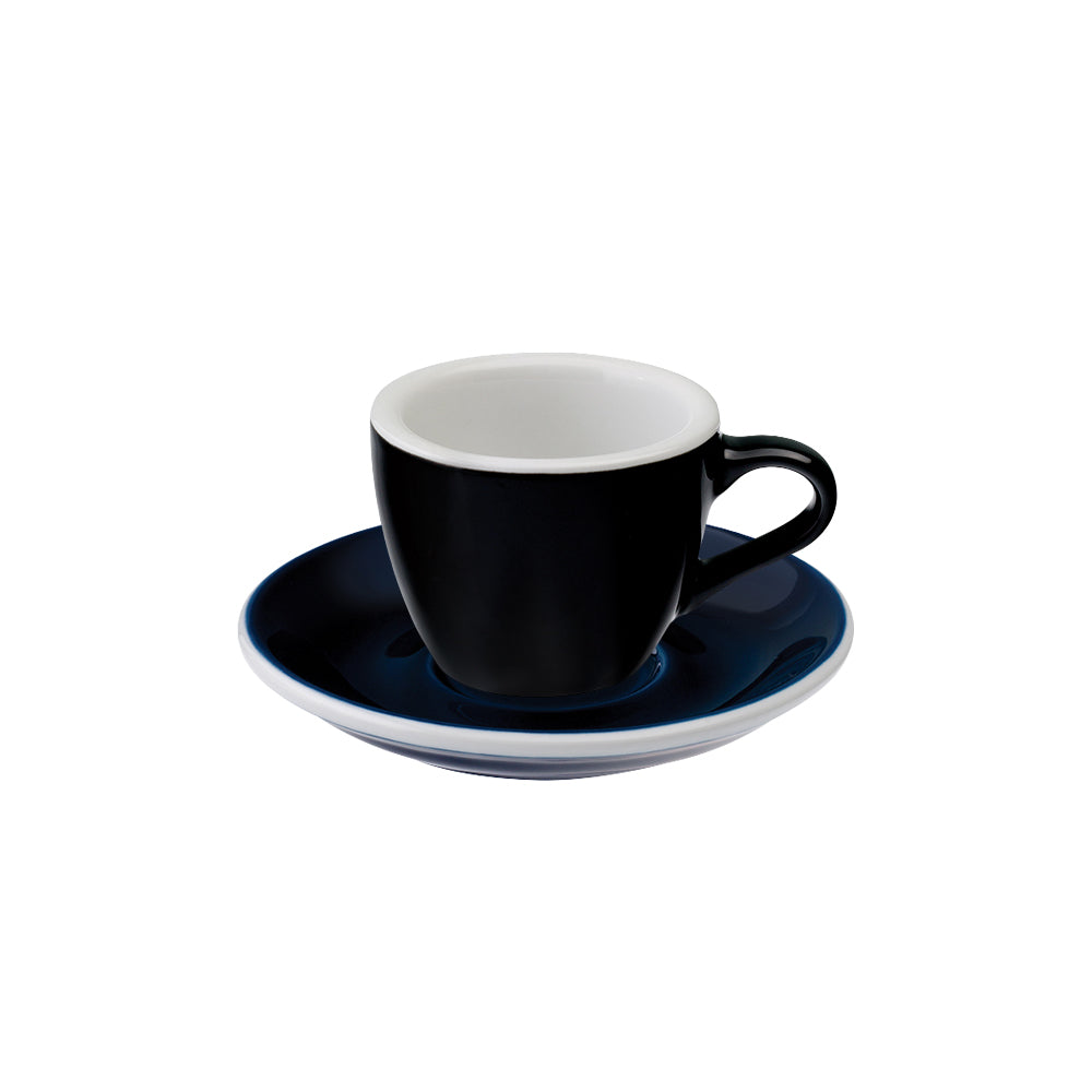 Loveramics Egg Espresso Cup (80ml) and Saucer (11.5cm) Set