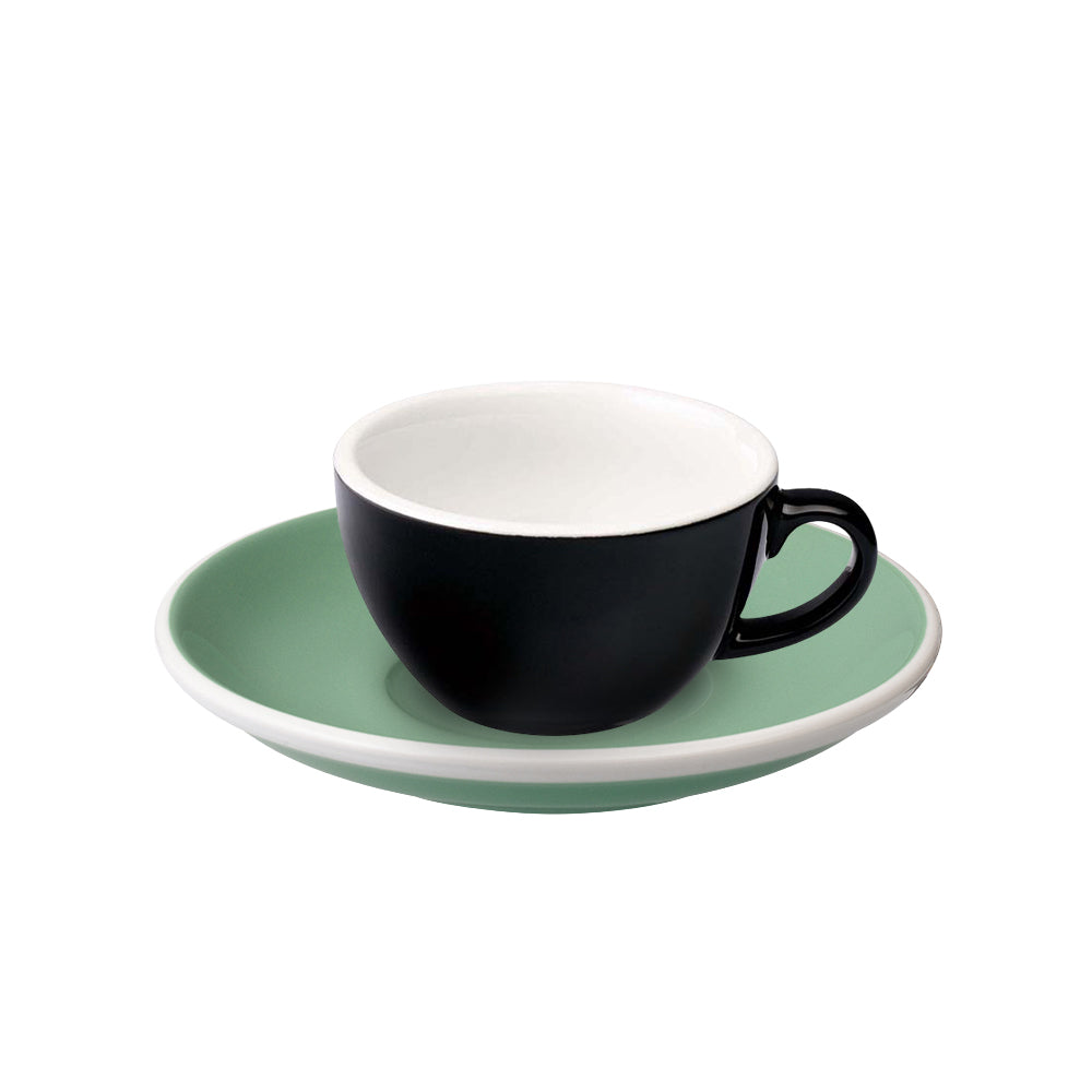 Loveramics Egg Flat White Cup (150ml) and Saucer (14.5cm) Set