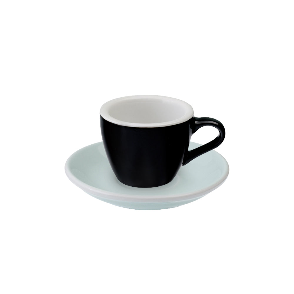 Loveramics Egg Espresso Cup (80ml) and Saucer (11.5cm) Set