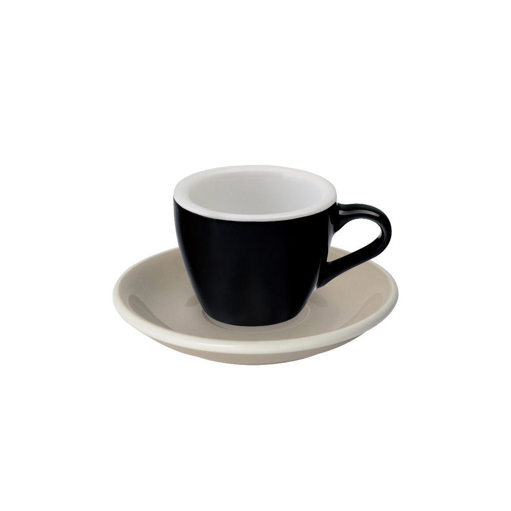 Loveramics Egg Espresso Cup (80ml) and Saucer (11.5cm) Set