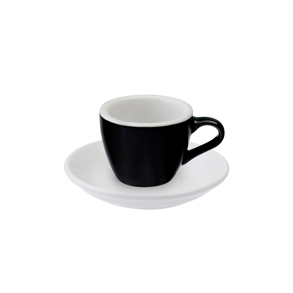 Loveramics Egg Espresso Cup (80ml) and Saucer (11.5cm) Set