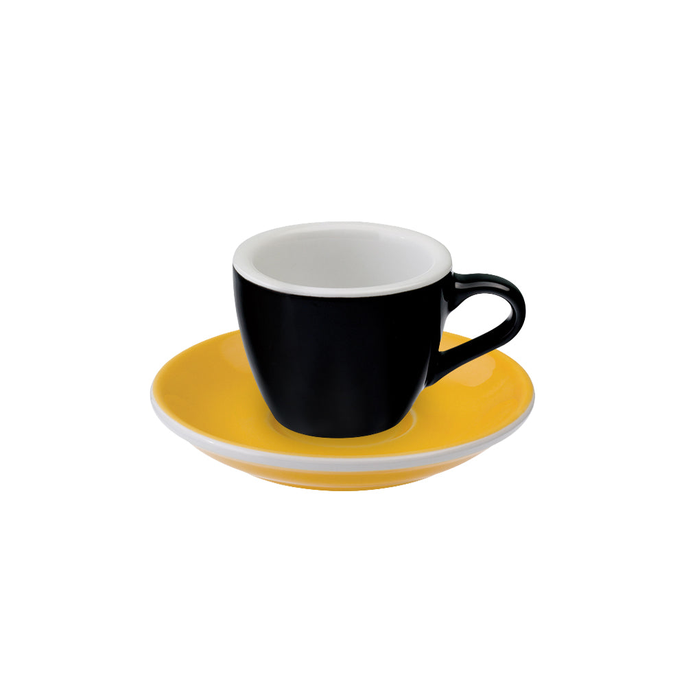 Loveramics Egg Espresso Cup (80ml) and Saucer (11.5cm) Set