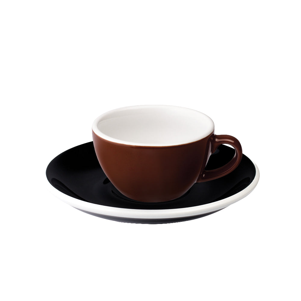Loveramics Egg Flat White Cup (150ml) and Saucer (14.5cm) Set