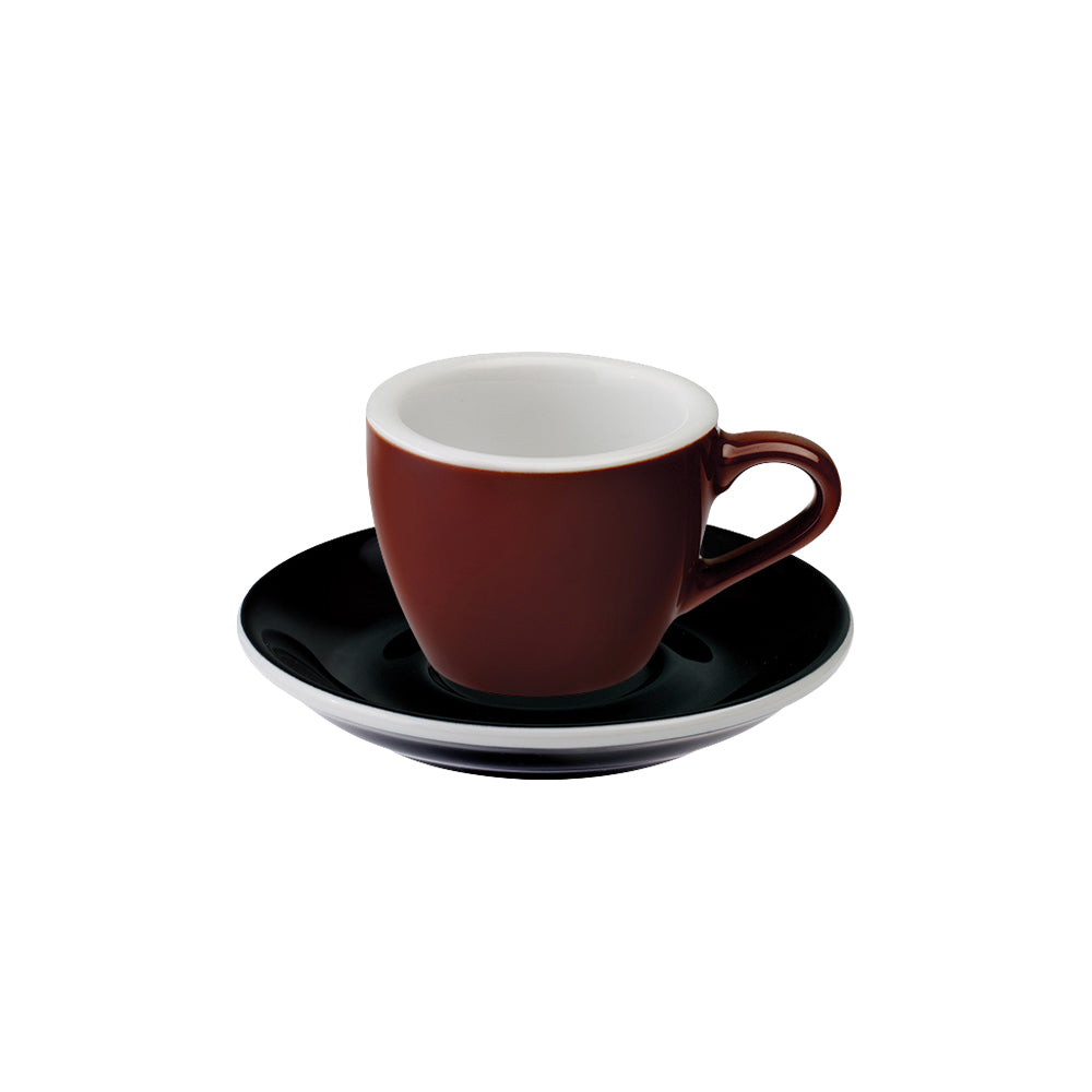 Loveramics Egg Espresso Cup (80ml) and Saucer (11.5cm) Set