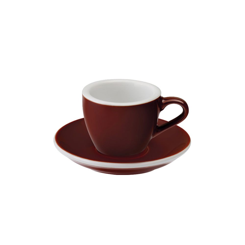 Loveramics Egg Espresso Cup (80ml) and Saucer (11.5cm) Set