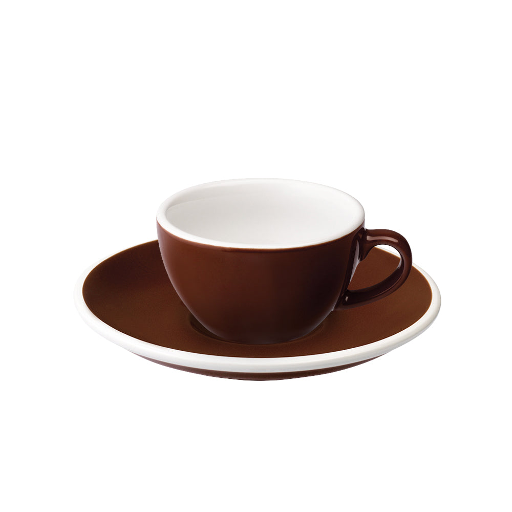Loveramics Egg Flat White Cup (150ml) and Saucer (14.5cm) Set