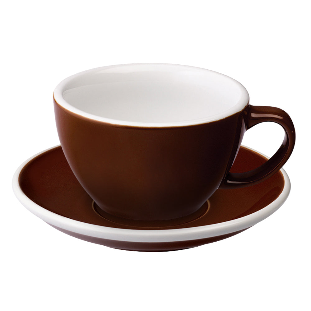 Loveramics Egg Latte Cup (300ml) and Saucer (15.5cm) Set