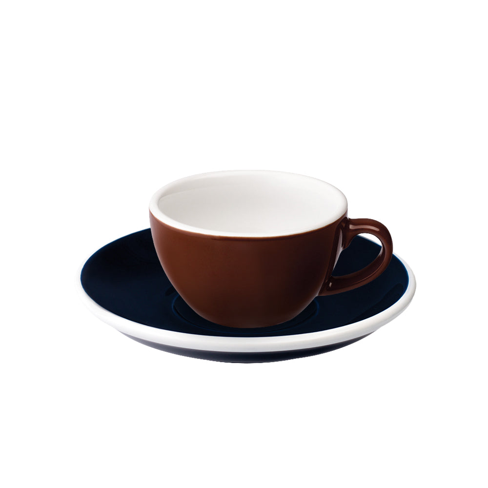 Loveramics Egg Flat White Cup (150ml) and Saucer (14.5cm) Set