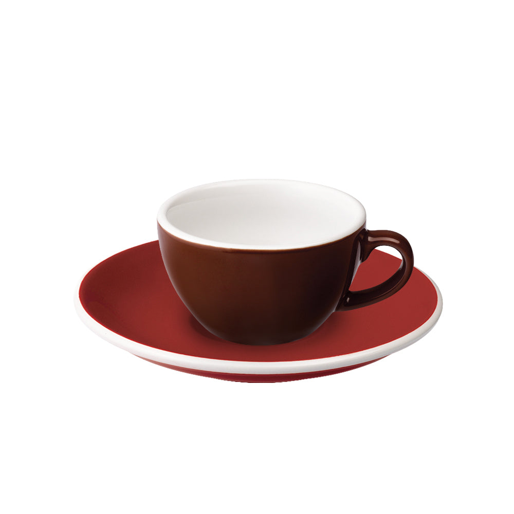 Loveramics Egg Flat White Cup (150ml) and Saucer (14.5cm) Set