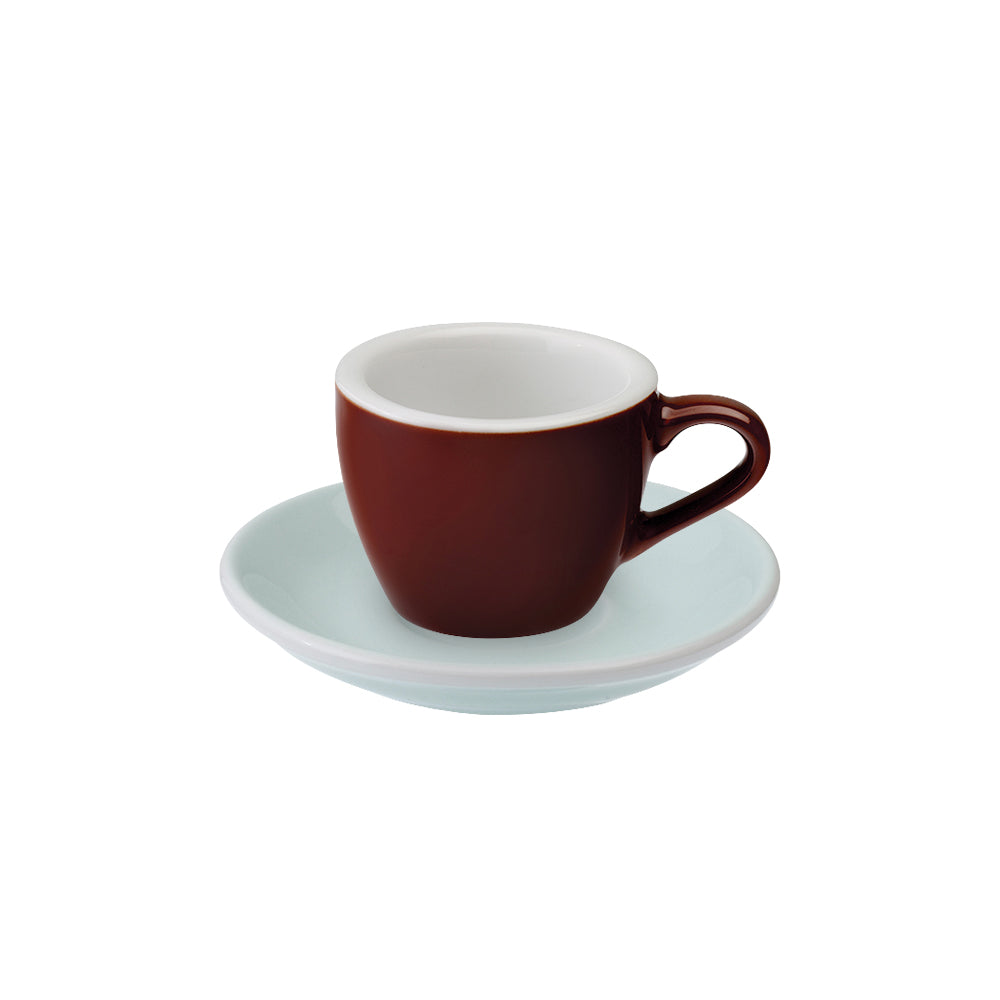 Loveramics Egg Espresso Cup (80ml) and Saucer (11.5cm) Set