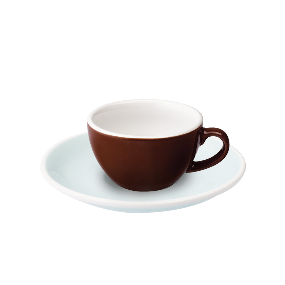 Loveramics Egg Flat White Cup (150ml) and Saucer (14.5cm) Set