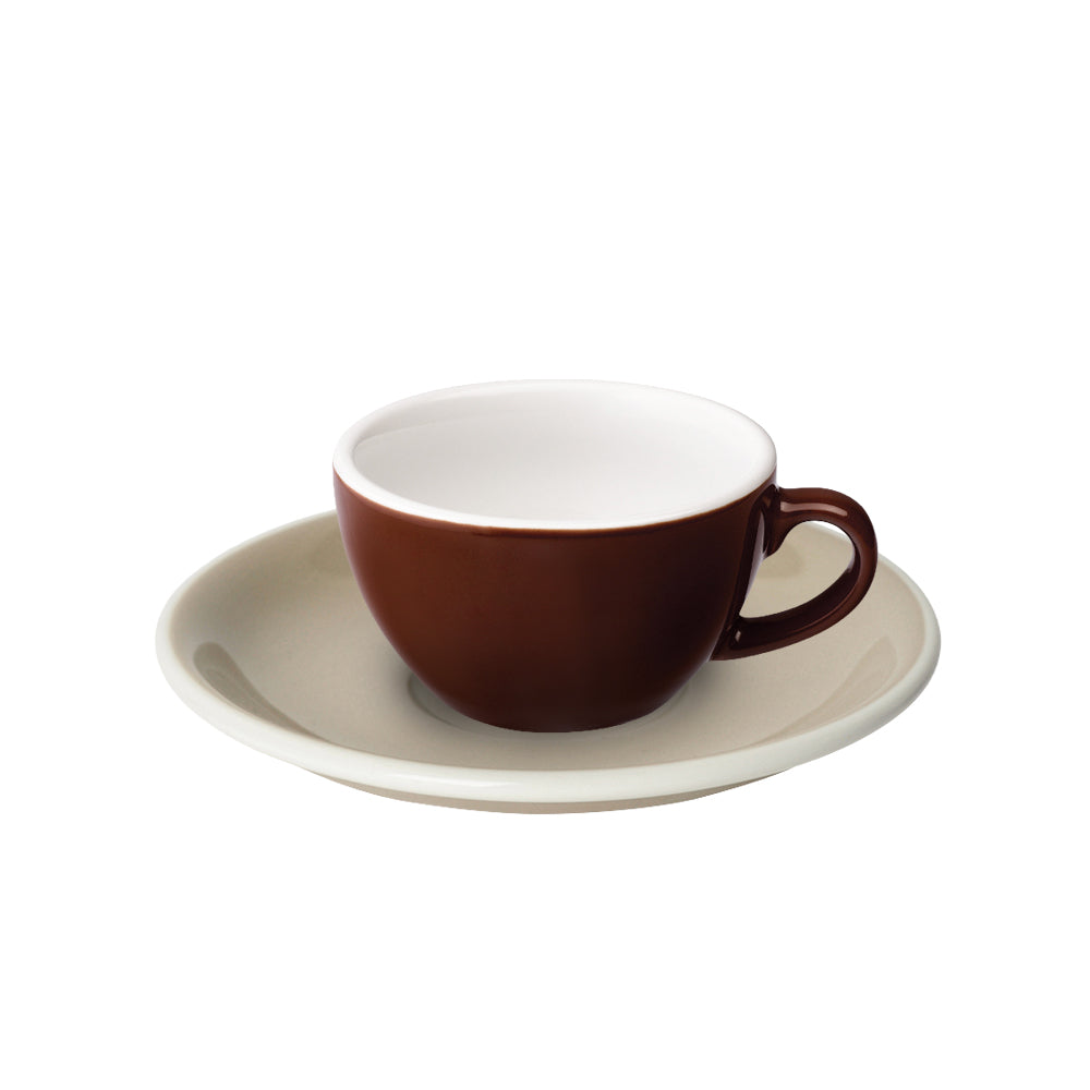 Loveramics Egg Flat White Cup (150ml) and Saucer (14.5cm) Set