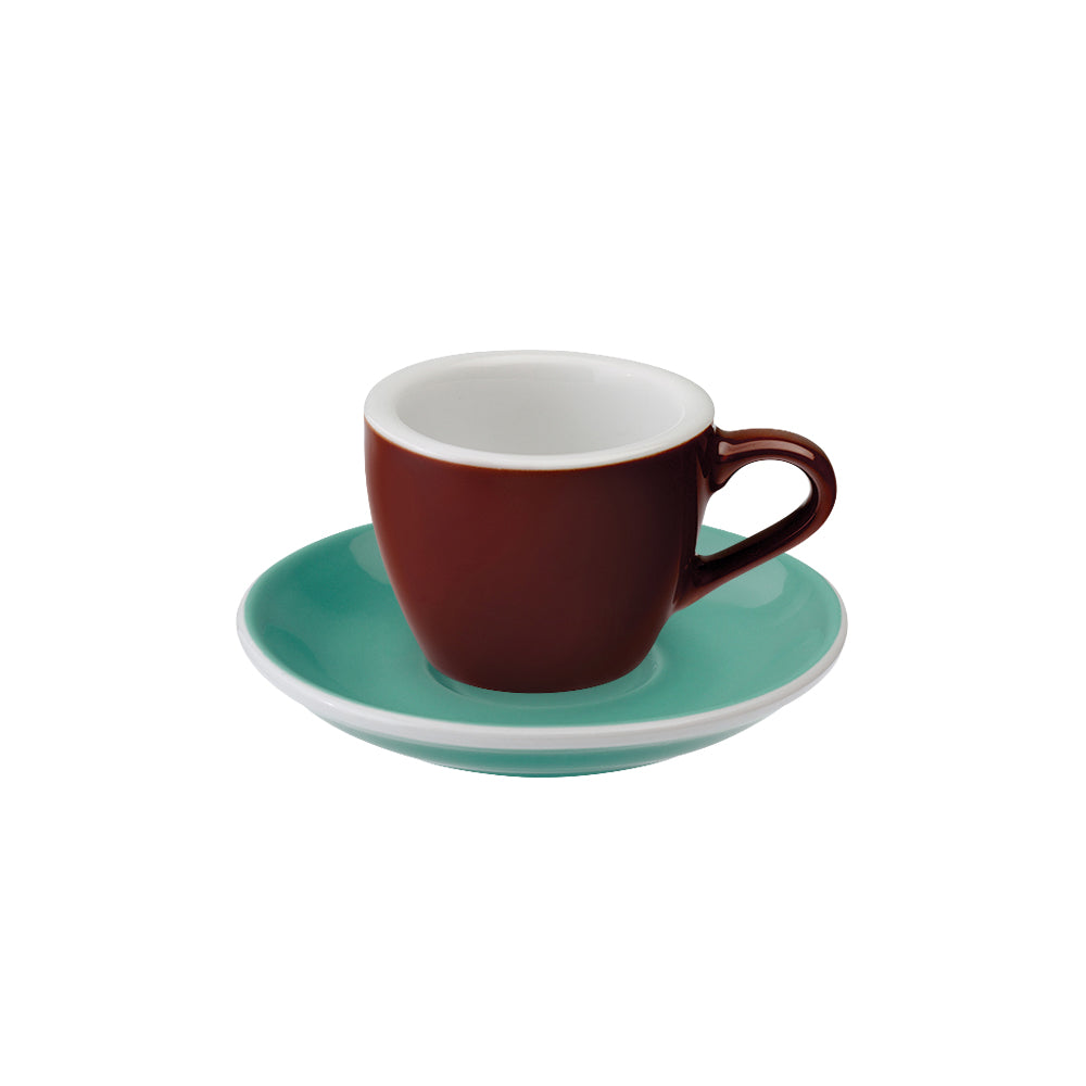 Loveramics Egg Espresso Cup (80ml) and Saucer (11.5cm) Set
