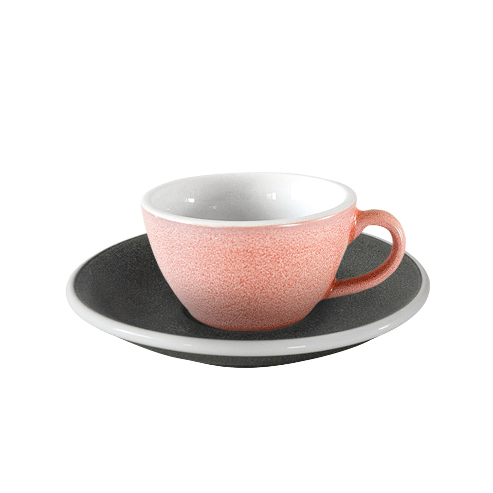 Loveramics Egg Mineral Flat White Cup (150ml) and Saucer (14.5cm) Set