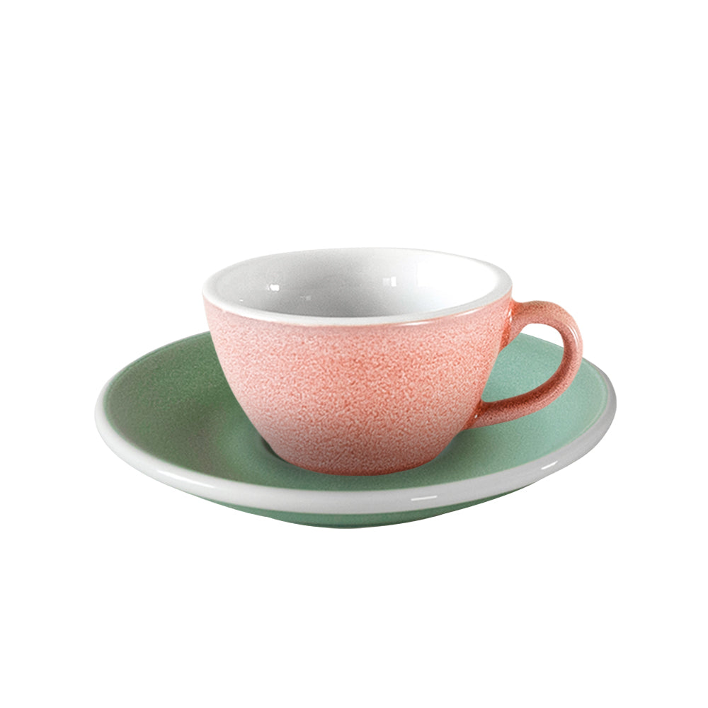 Loveramics Egg Mineral Flat White Cup (150ml) and Saucer (14.5cm) Set