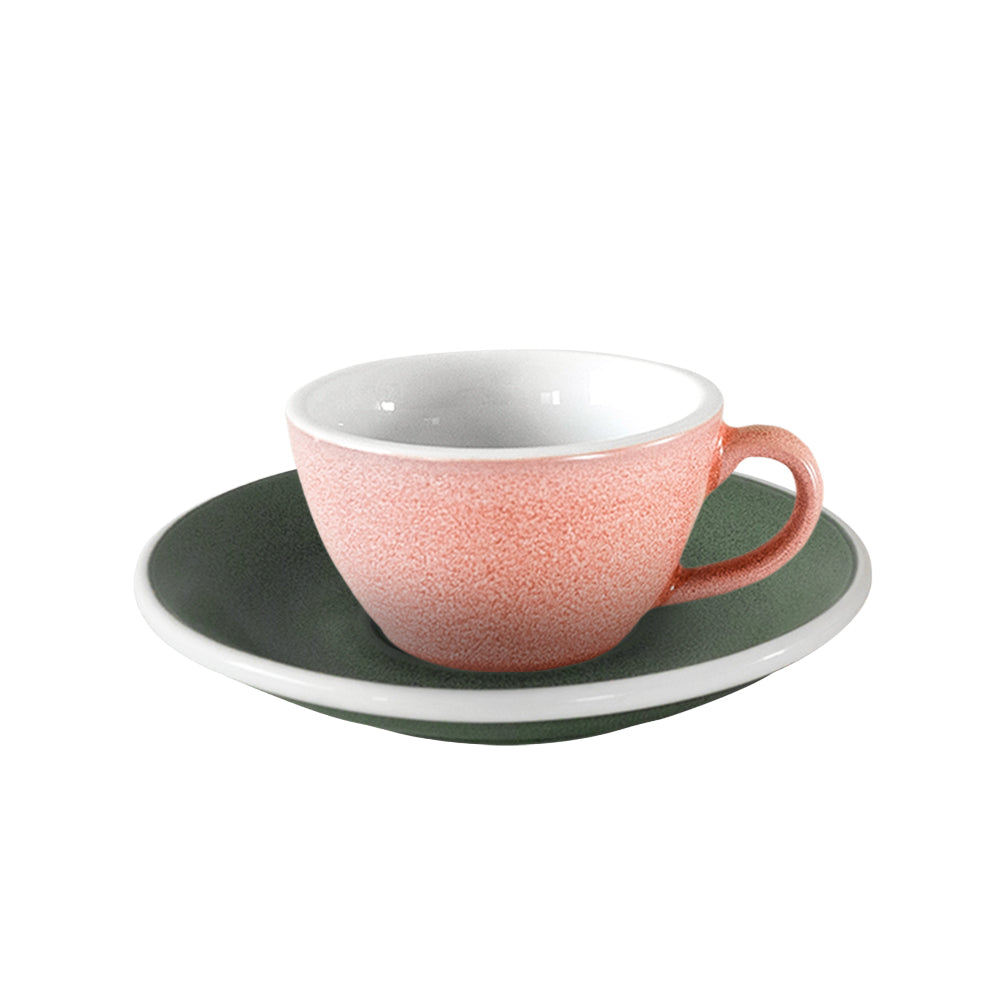 Loveramics Egg Mineral Flat White Cup (150ml) and Saucer (14.5cm) Set