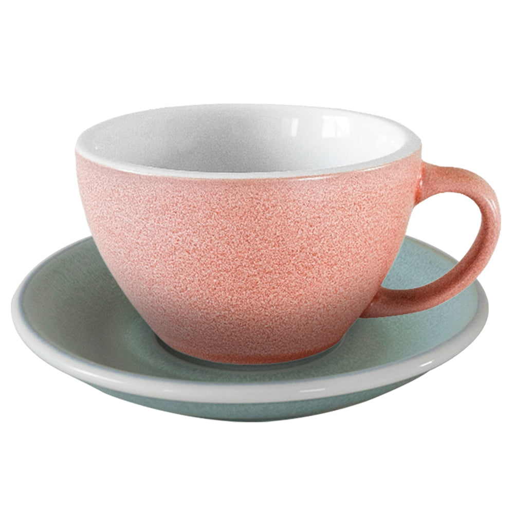 Loveramics Egg Mineral Latte Cup (300ml) and Saucer (15.5cm) Set