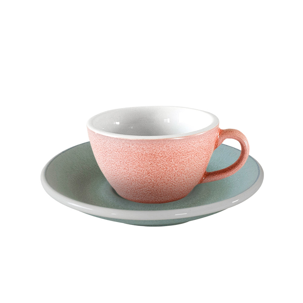 Loveramics Egg Mineral Flat White Cup (150ml) and Saucer (14.5cm) Set
