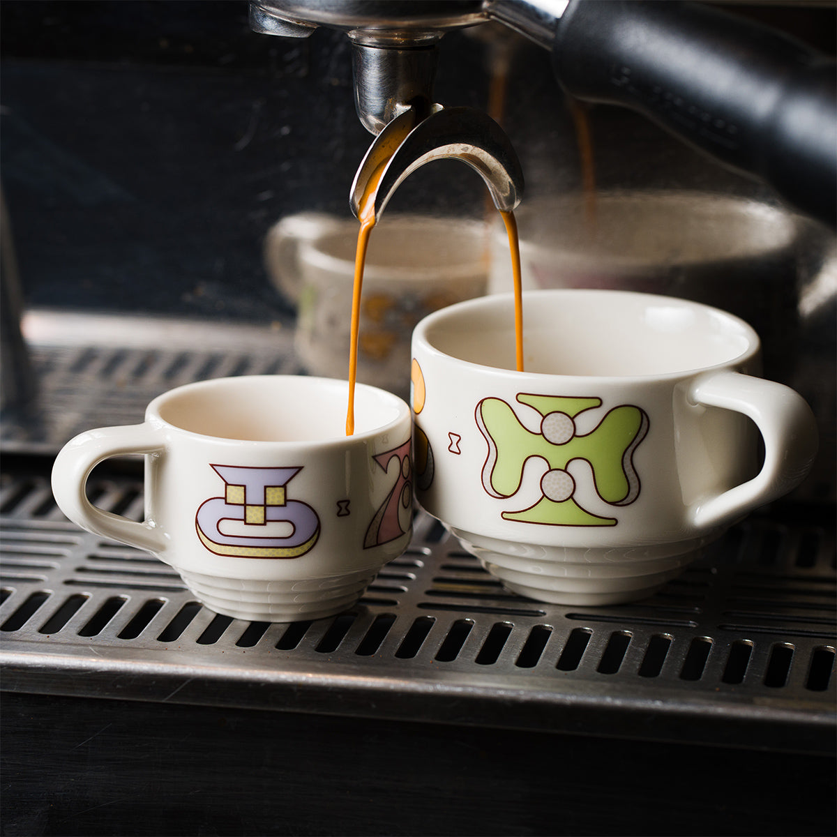 Loveramics Deco Botanical Story 60ml Espresso Cup Set (Beige)