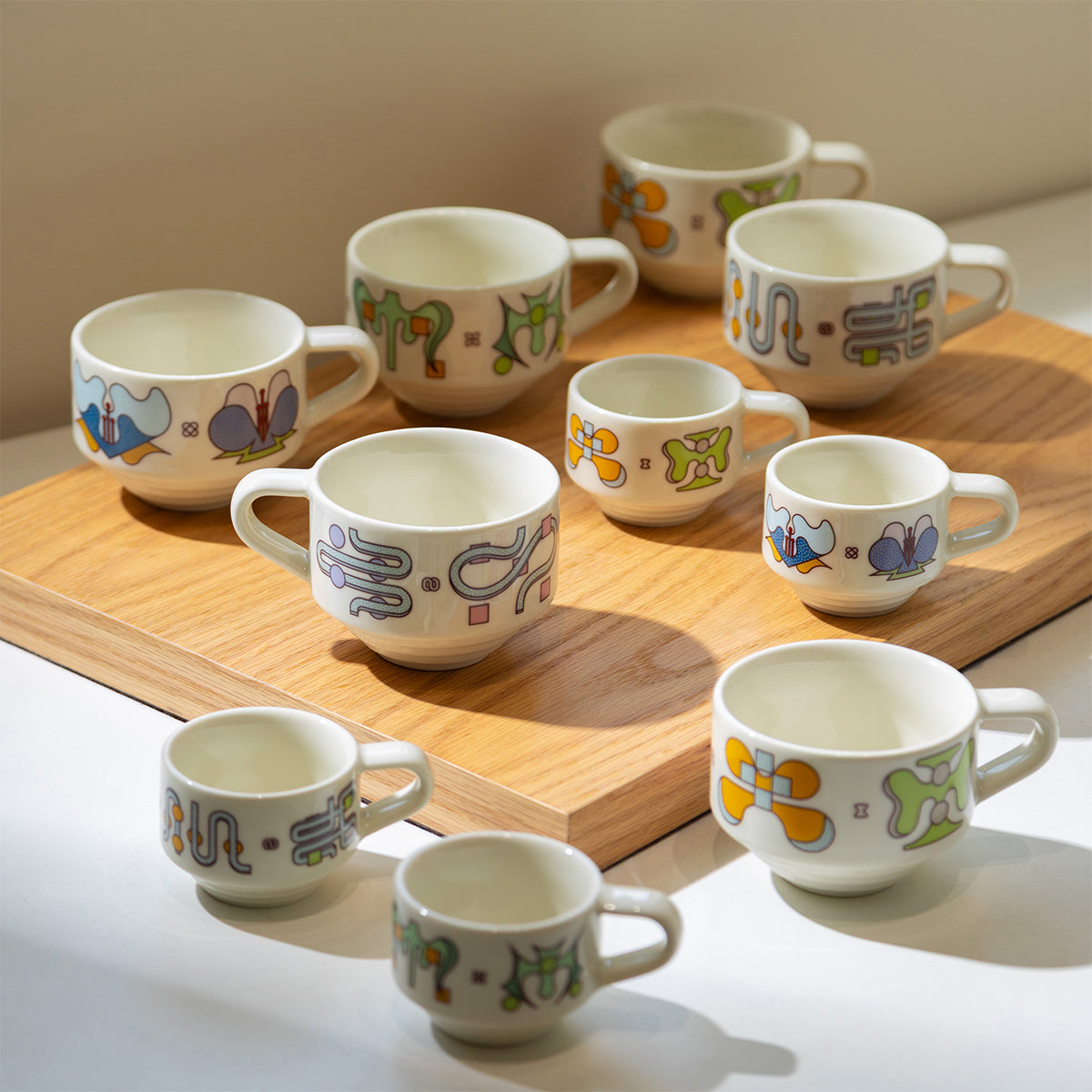 Loveramics Deco Botanical Story 60ml Espresso Cup Set (Beige)