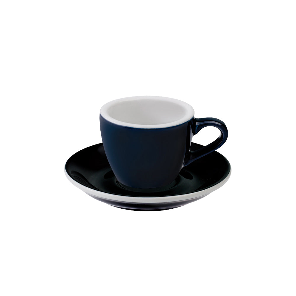 Loveramics Egg Espresso Cup (80ml) and Saucer (11.5cm) Set