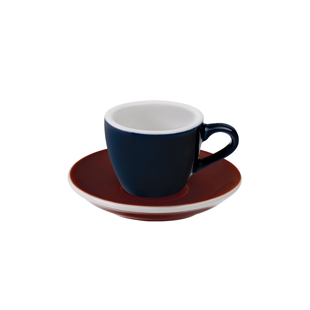 Loveramics Egg Espresso Cup (80ml) and Saucer (11.5cm) Set