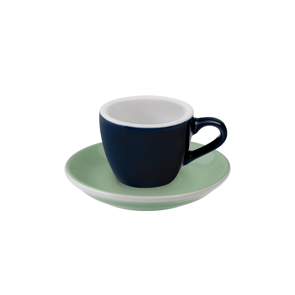 Loveramics Egg Espresso Cup (80ml) and Saucer (11.5cm) Set