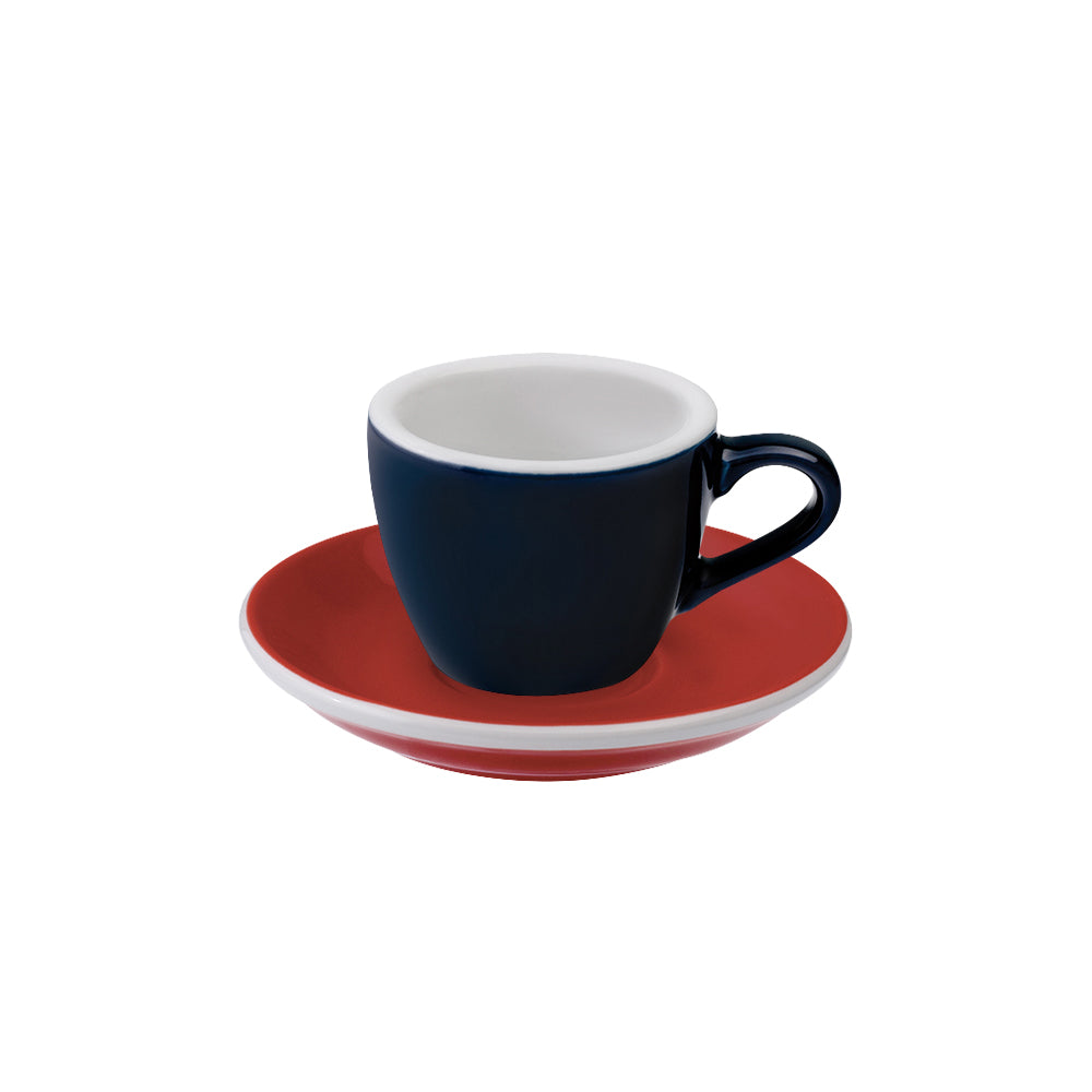 Loveramics Egg Espresso Cup (80ml) and Saucer (11.5cm) Set