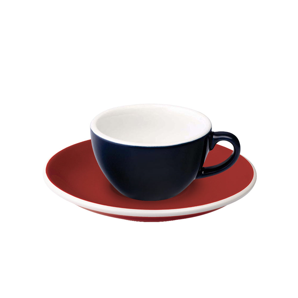 Loveramics Egg Flat White Cup (150ml) and Saucer (14.5cm) Set