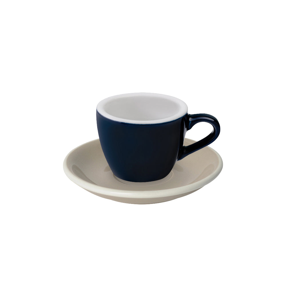 Loveramics Egg Espresso Cup (80ml) and Saucer (11.5cm) Set