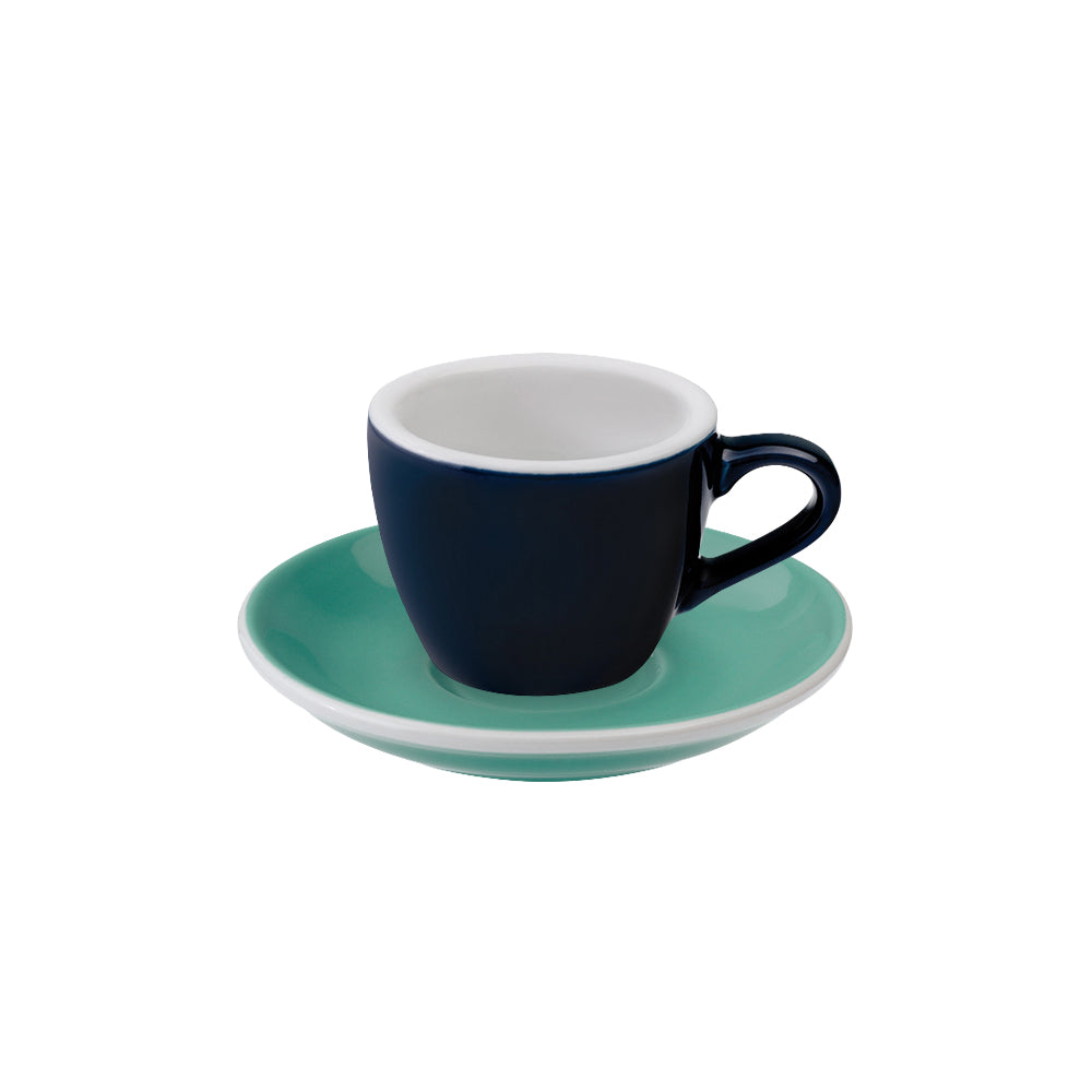 Loveramics Egg Espresso Cup (80ml) and Saucer (11.5cm) Set