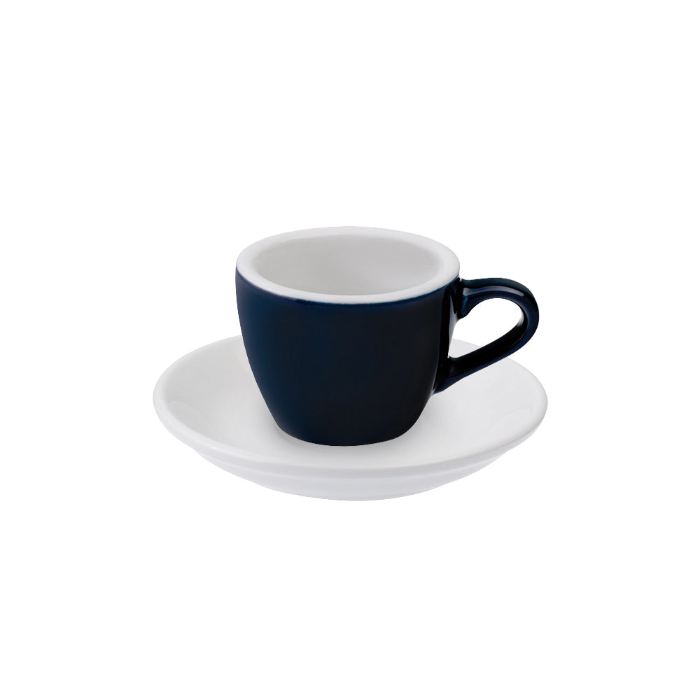 Loveramics Egg Espresso Cup (80ml) and Saucer (11.5cm) Set