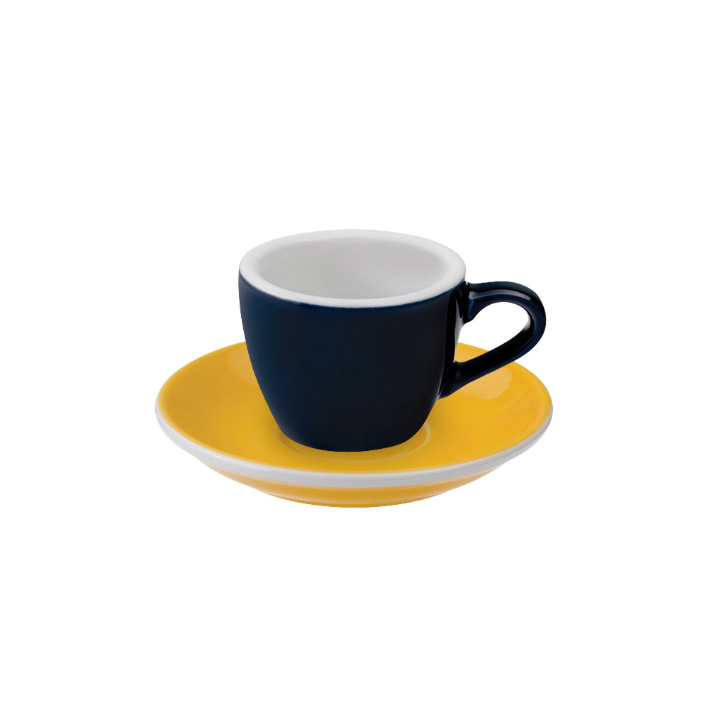 Loveramics Egg Espresso Cup (80ml) and Saucer (11.5cm) Set