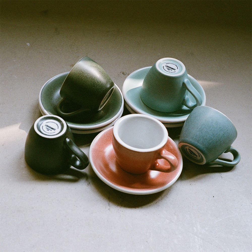 Loveramics Egg Mineral Espresso Cup (80ml) and Saucer (11.5cm) Set