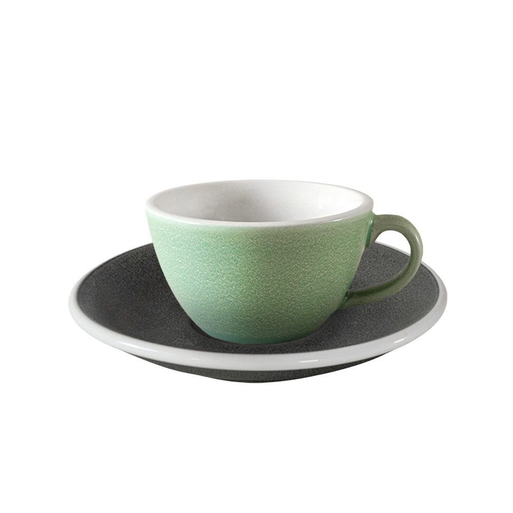 Loveramics Egg Mineral Flat White Cup (150ml) and Saucer (14.5cm) Set