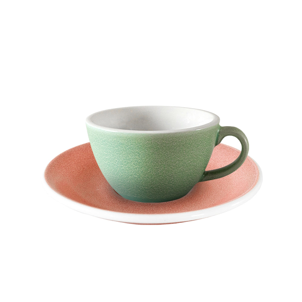 Loveramics Egg Mineral Flat White Cup (150ml) and Saucer (14.5cm) Set