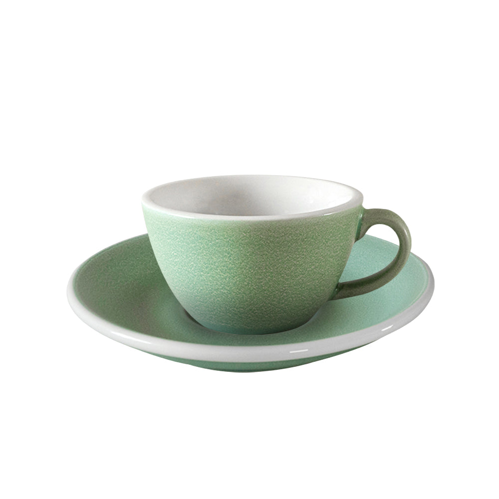 Loveramics Egg Mineral Flat White Cup (150ml) and Saucer (14.5cm) Set