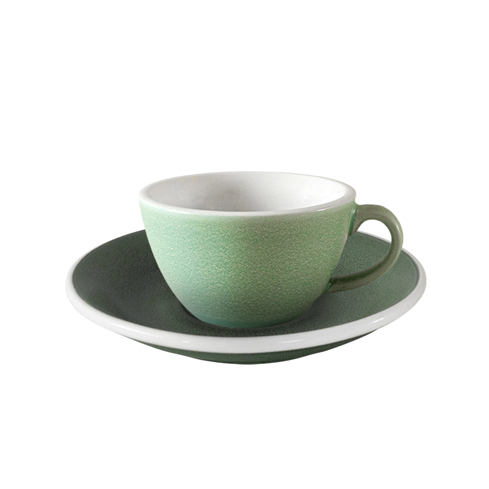 Loveramics Egg Mineral Flat White Cup (150ml) and Saucer (14.5cm) Set