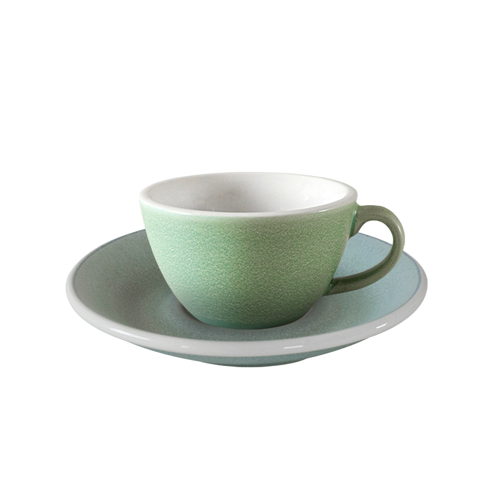 Loveramics Egg Mineral Flat White Cup (150ml) and Saucer (14.5cm) Set